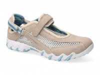 chaussure all rounder velcro niro beige